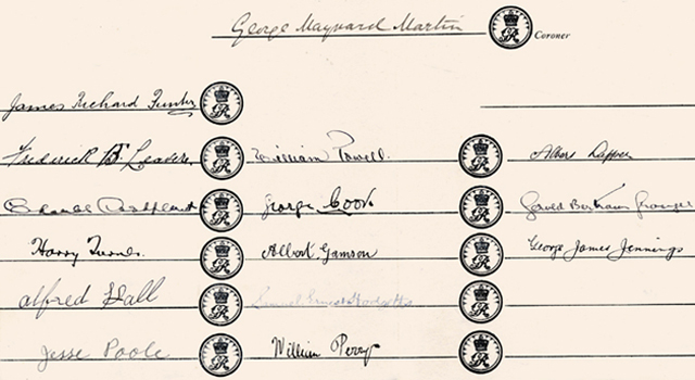 Coroner's Report, 1916 [WAVE: T/CR/1916]