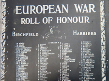 Birchfield Harriers Roll of Honour