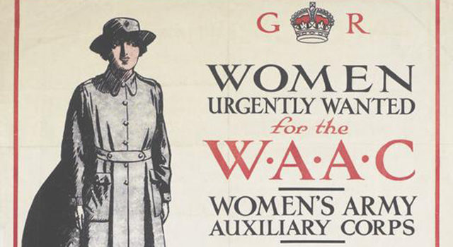 Recruitment poster for WAAC © IWM
